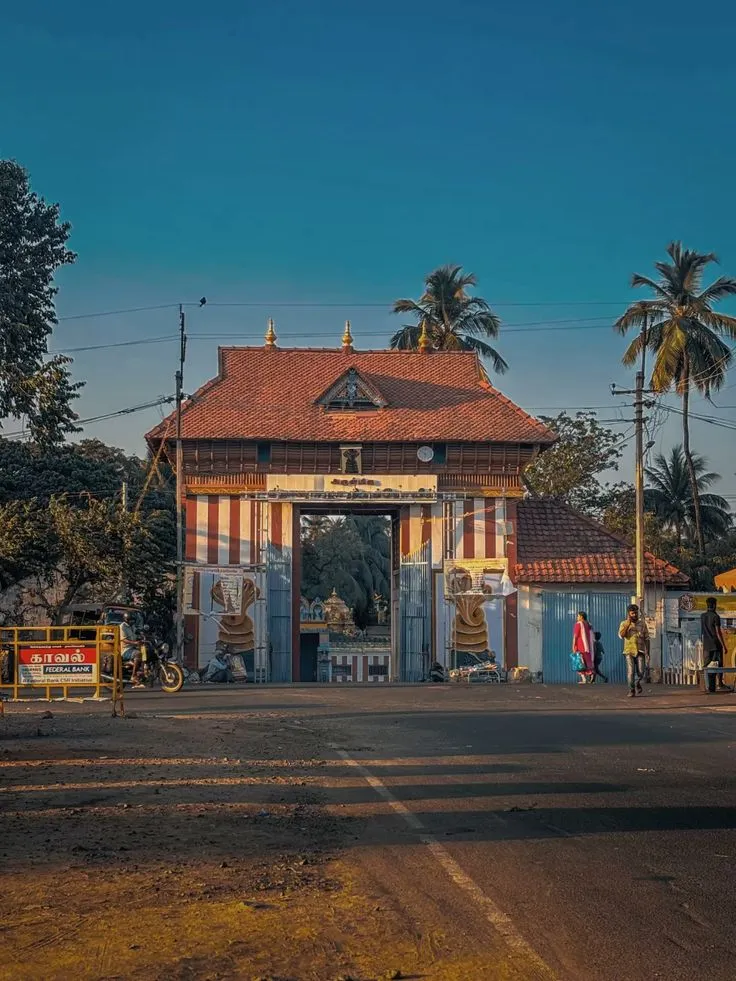 Temple entrance in Tenkasi