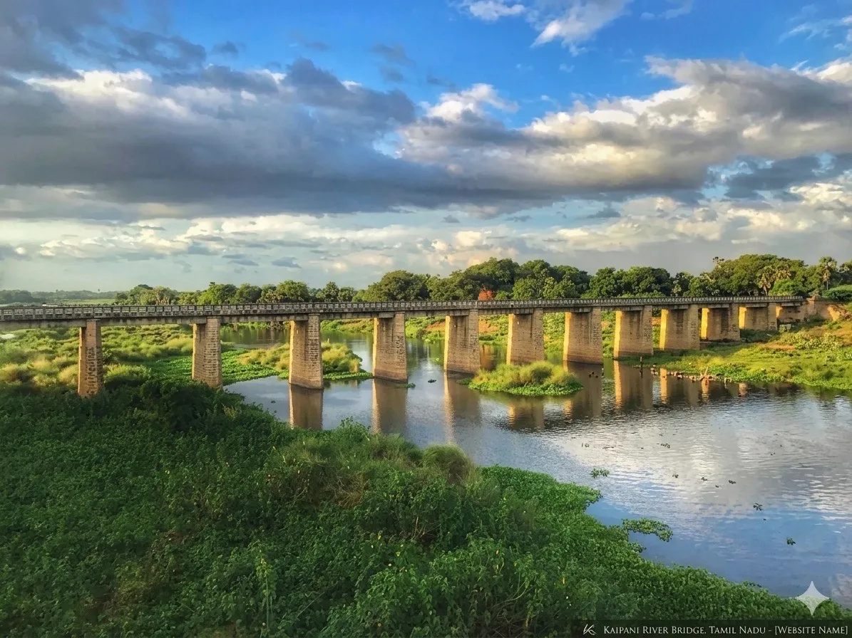 Kaipani river bridge landscape