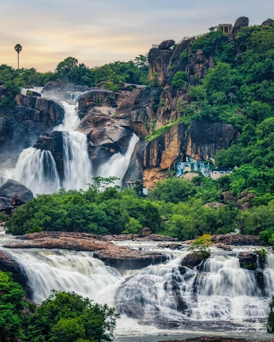 Waterfalls near Tenkasi